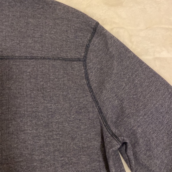 Ocean and Coast XXL Pullover Zippered Neck Blue Distressed Heather - Picture 14 of 15